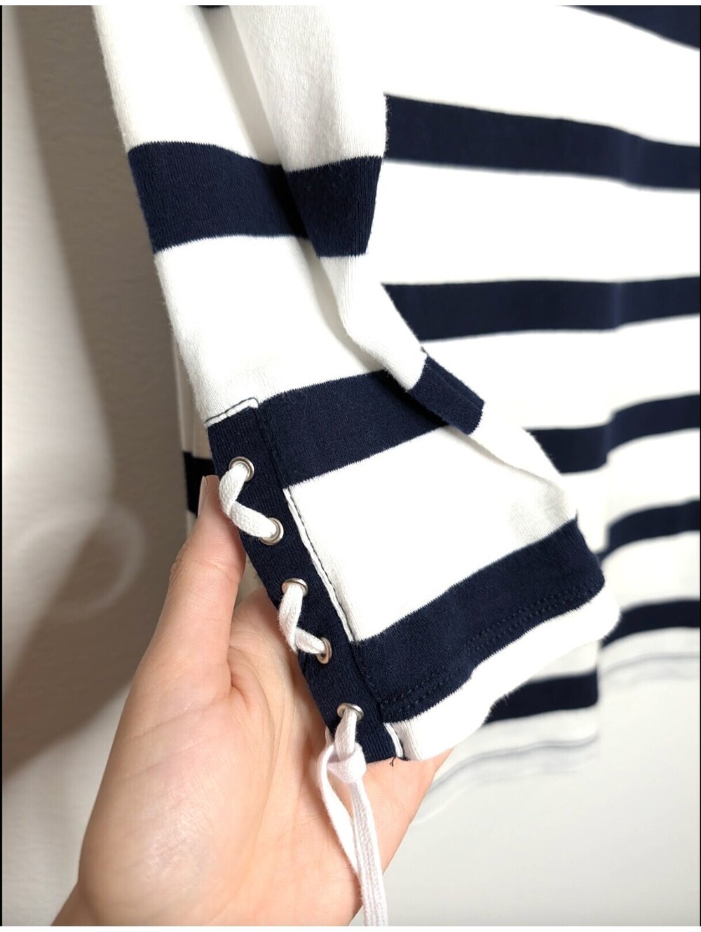 Lauren Ralph Lauren Nautical Stripe Top - Picture 3 of 5